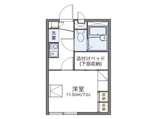 レオパレスシンアイ【1階】の間取り