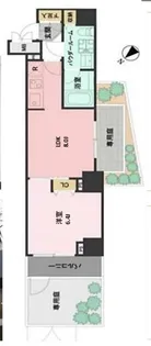 ステージファースト東新宿【1階】の間取り