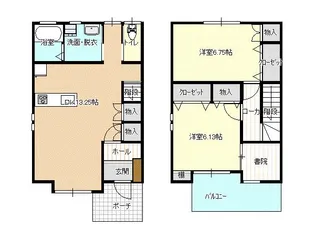 リヴェールFの間取り