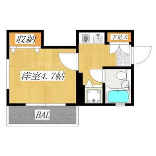 ライオンズマンション赤羽第3【2階】の間取り