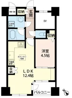 CQレジデンシャル上野【10階】の間取り