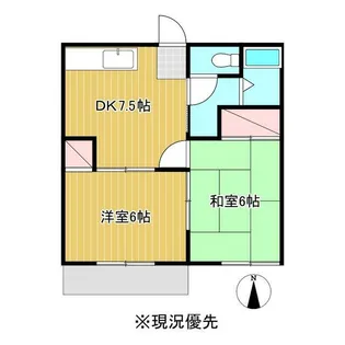 ハイツニューエル【2階】の間取り
