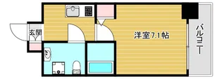 TOYOTOMi STAY Premium 難波桜川【4階】の間取り