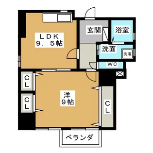 東櫻館【8階】の間取り