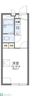 レオパレスよしけん【2階】の間取り
