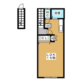 PLAZA館II【2階】の間取り
