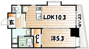 守恒サンシャインみらい【6階】の間取り