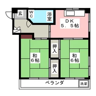 マンションはまよし【3階】の間取り