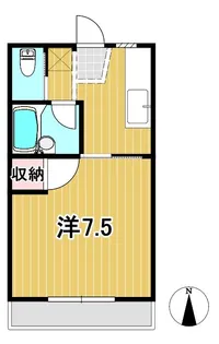 天神荘【3階】の間取り