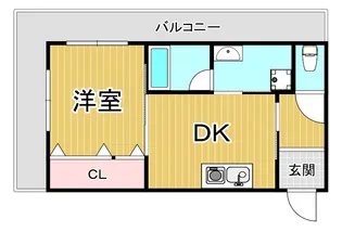 ミスタープレジデント【2階】の間取り