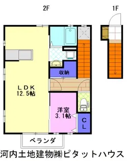 ソルベルデ【2階】の間取り