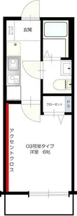 Babylon 船橋法典【3階】の間取り