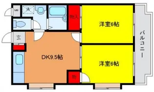 パストラルマンションMII【3階】の間取り