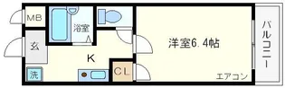 ルミエール西大橋【6階】の間取り