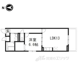 レジデンスルクセ【2階】の間取り