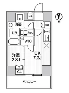 ALTERNA十条【14階】の間取り