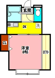 ヴィレッヂコート深田【2階】の間取り