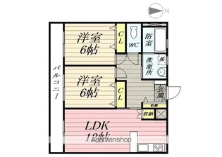 グレイスマルエイ【2階】の間取り