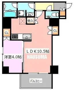 リビオレゾン駒込六義園ウエスト【2階】の間取り