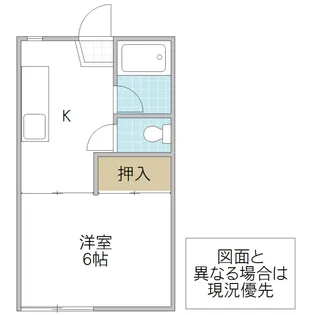 パレスKOU【1階】の間取り