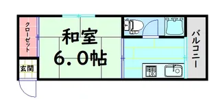 コーポ五十嵐【3階】の間取り