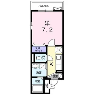 ポルトボヌール【2階】の間取り