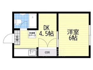 ヨシキコーポラス【5階】の間取り