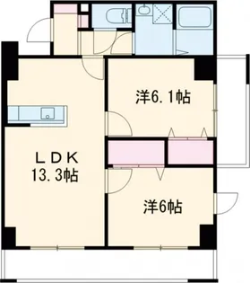 ラフィーネコート【3階】の間取り