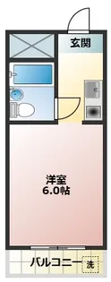 サンオプティ【1階】の間取り