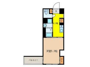 JPレジデンス京橋EAST【6階】の間取り