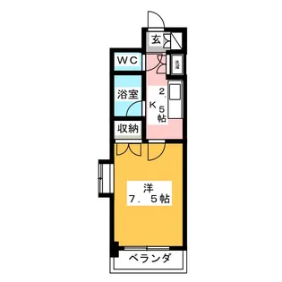 ロイヤルヒルズ泉崎II【2階】の間取り