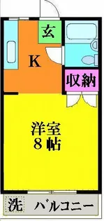 メゾンラック【2階】の間取り