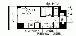 リビオセゾン高円寺【4階】の間取り