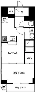 グランツアベニュー立川錦町【8階】の間取り