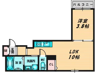 GRAND FUSE【2階】の間取り