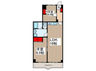 サンライト南浦和2番館【4階】の間取り