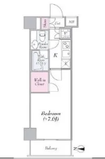 AXAS上野北【6階】の間取り