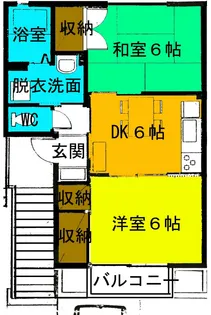 シェルラフォーレ【1階】の間取り