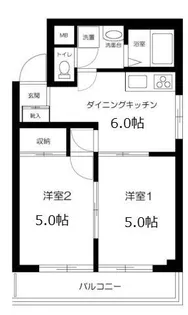 ペアシティ秀華一番館【3階】の間取り
