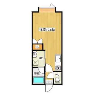 ハイツ学園通【1階】の間取り