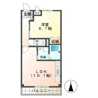 ハニーガーデン【2階】の間取り