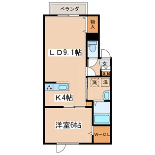 buena casa(ブエナ カーサ)【2階】の間取り