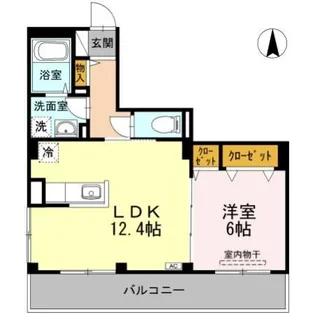スカイヴィラージュ【3階】の間取り