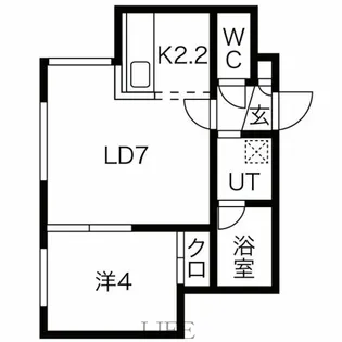 Activat南郷13丁目スクエア(アクティベイト)【4階】の間取り