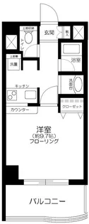 グランレーブ蒲田東【4階】の間取り