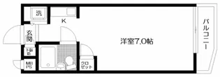 日神パレス竹ノ塚【1階】の間取り