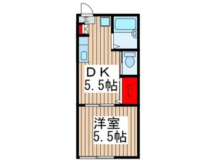 コンフォート・ワラビ【1階】の間取り