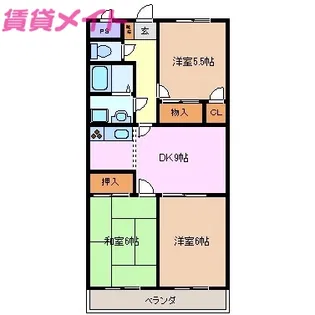 VIA SACRA I【3階】の間取り