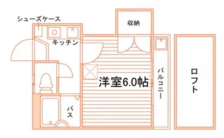 コーポカサブランカ【1階】の間取り