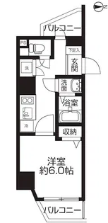 サニークレスト蒲田WEST【9階】の間取り